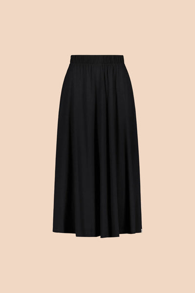 Soft Midi Skirt - Black
