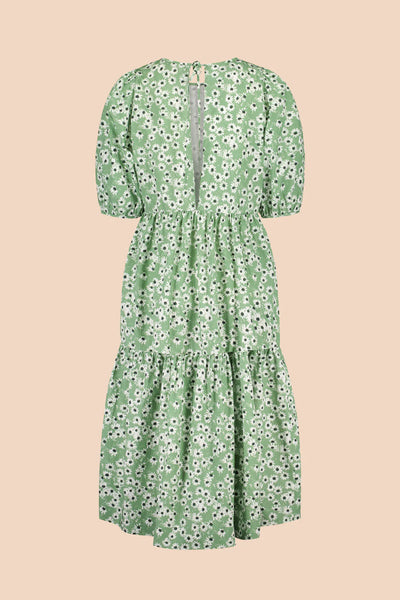Tiered Midi Dress - Daisy Sage