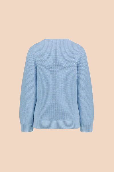 V-neck Jumper - Light Blue