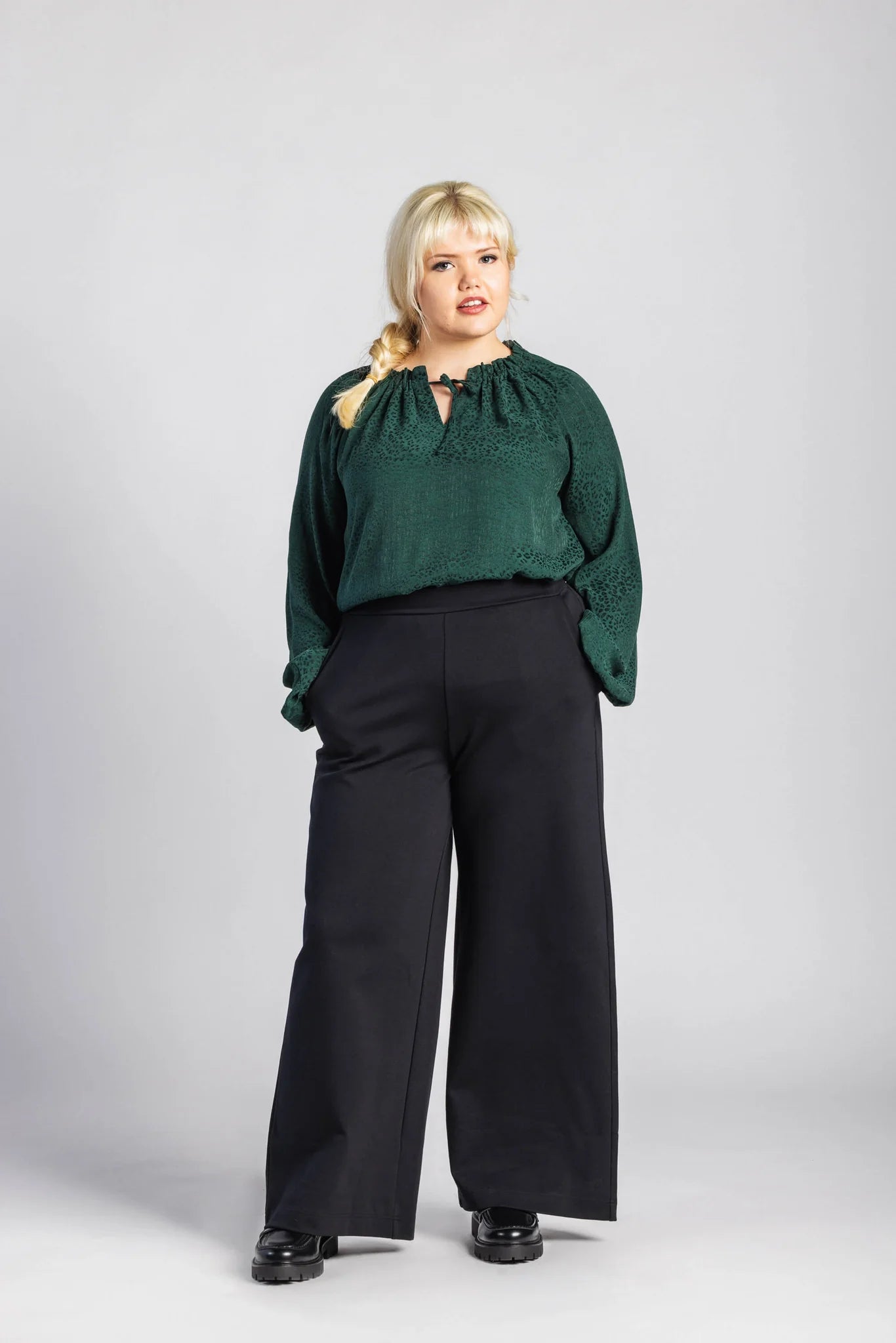 Paloma Blouse - Emerald