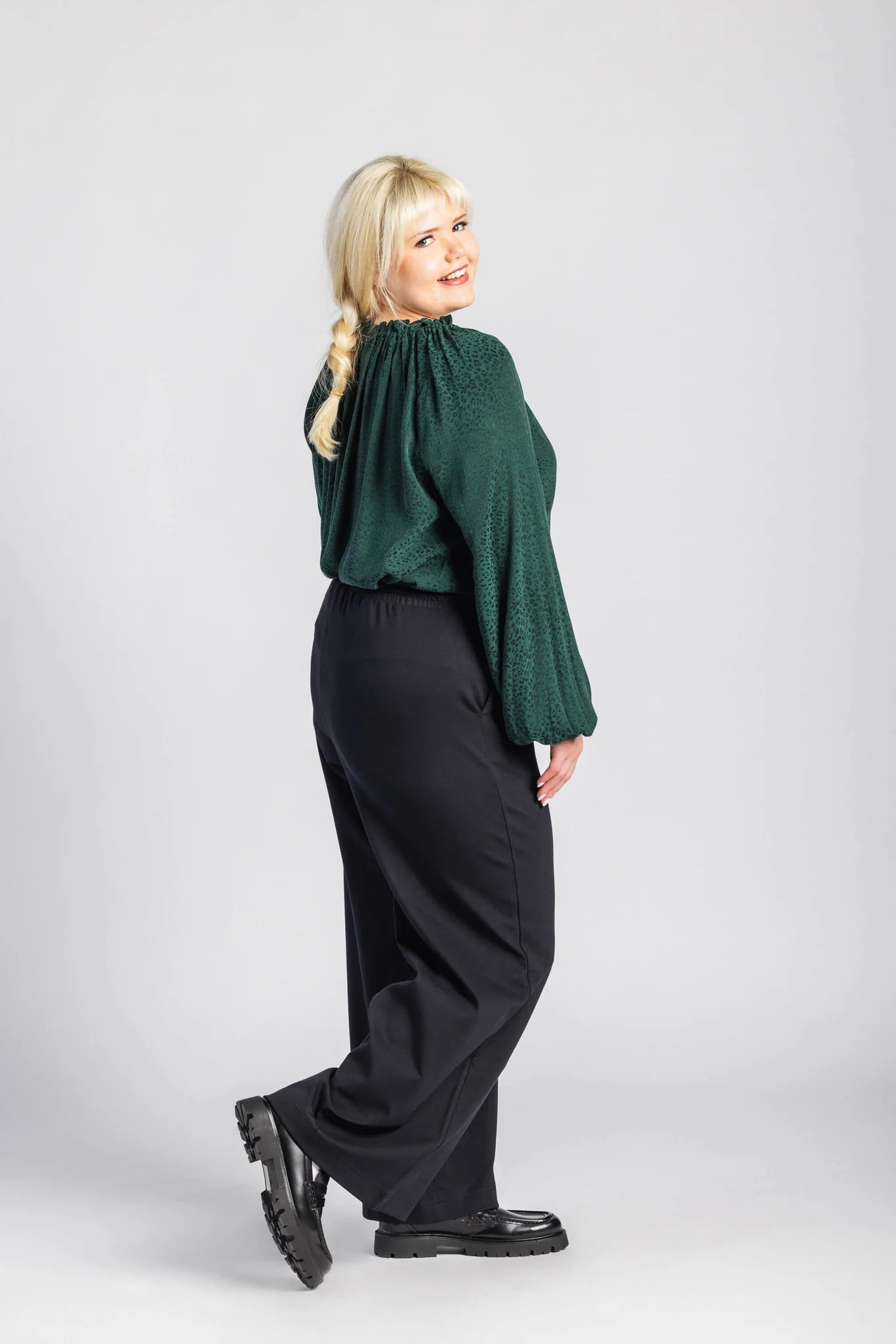 Paloma Blouse - Emerald