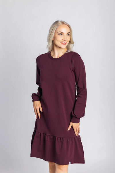Poppy Dress - Burgundy