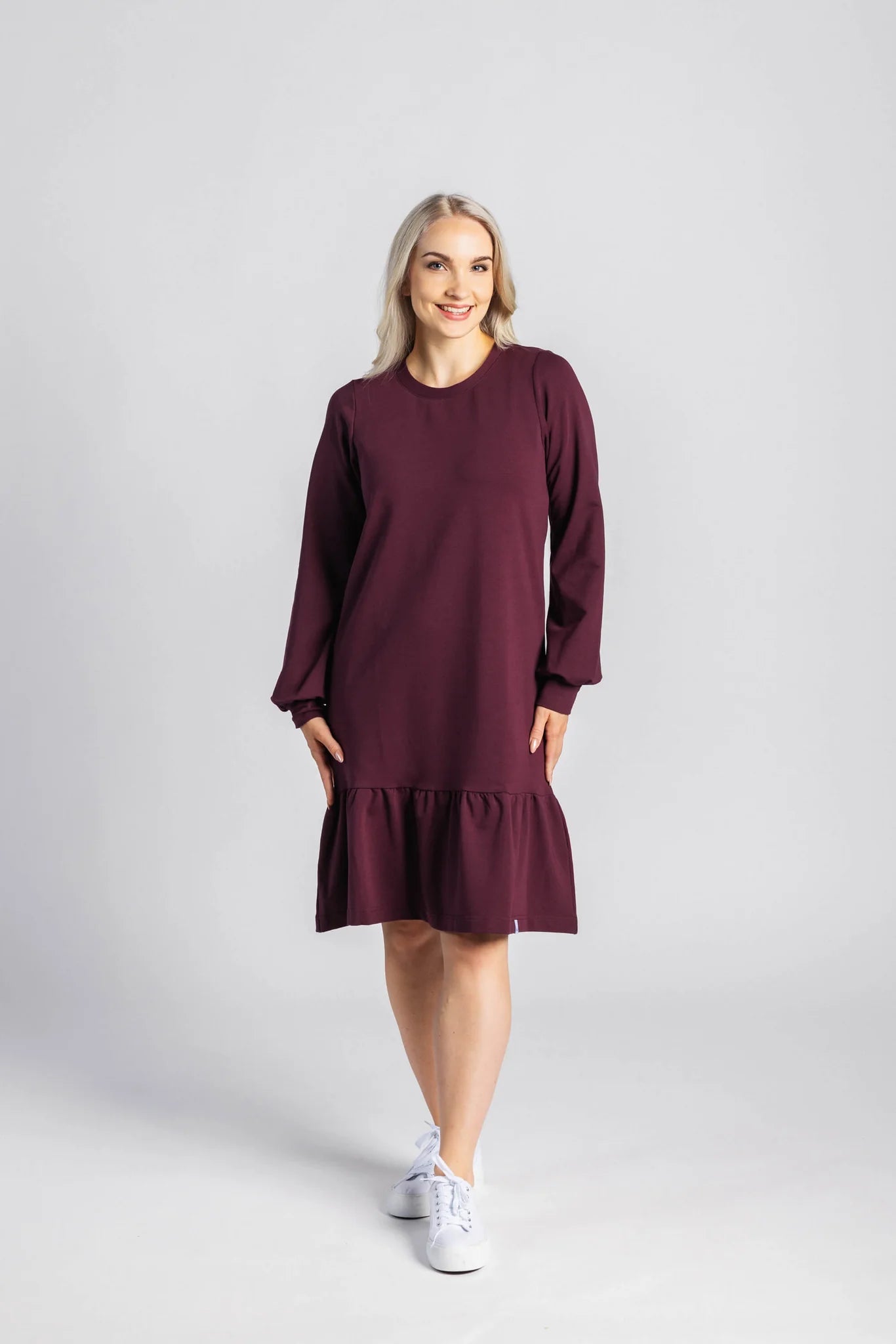 Poppy Dress - Burgundy