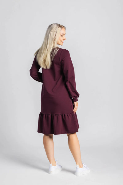 Poppy Dress - Burgundy