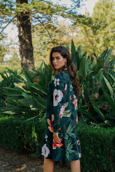 Poppy Dress - Olive Siesta