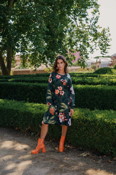 Poppy Dress - Olive Siesta