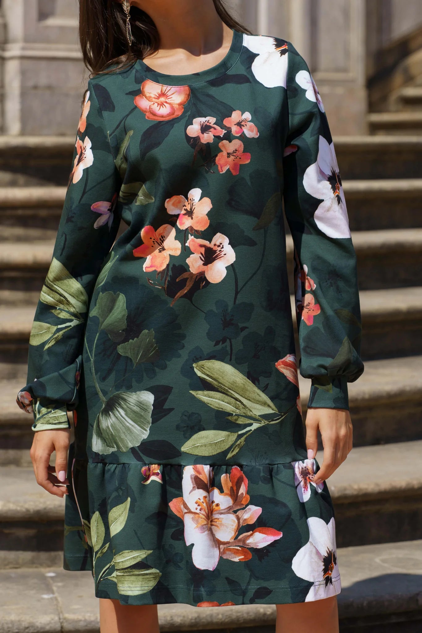 Poppy Dress - Olive Siesta