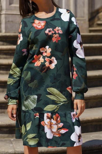 Poppy Dress - Olive Siesta