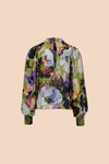 Puff Blouse - Olive Anemone