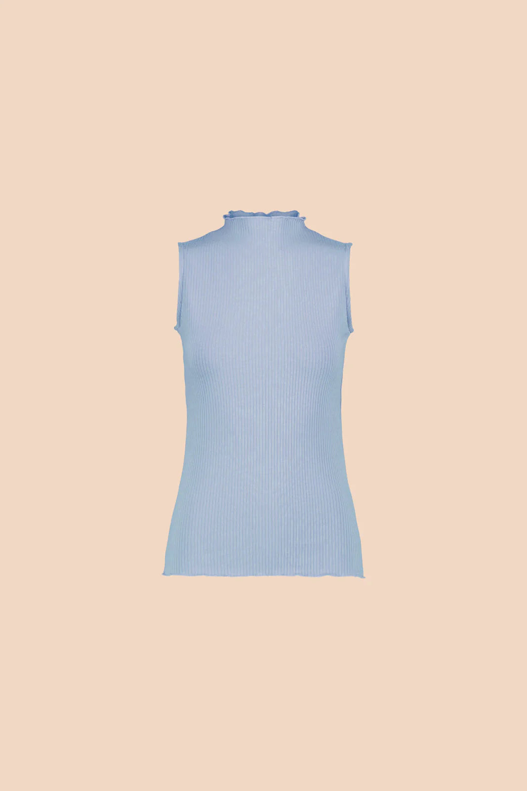 Rib Top - Light Blue