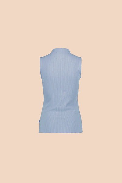 Rib Top - Light Blue