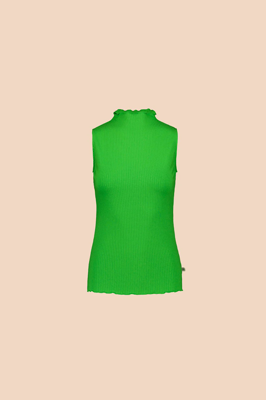 Rib Top - Vivid Green
