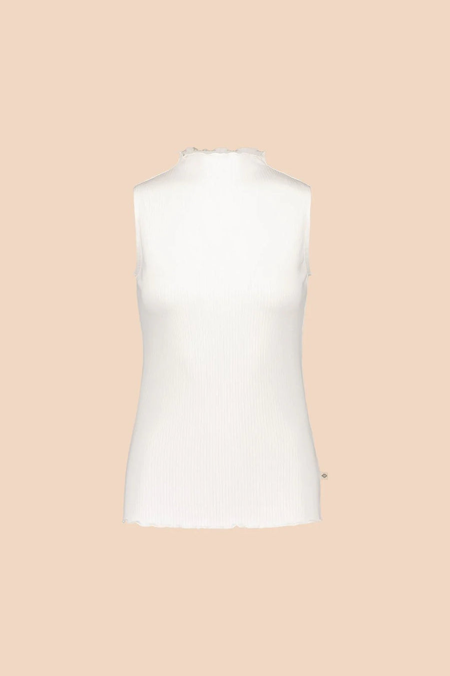 Rib Top - White