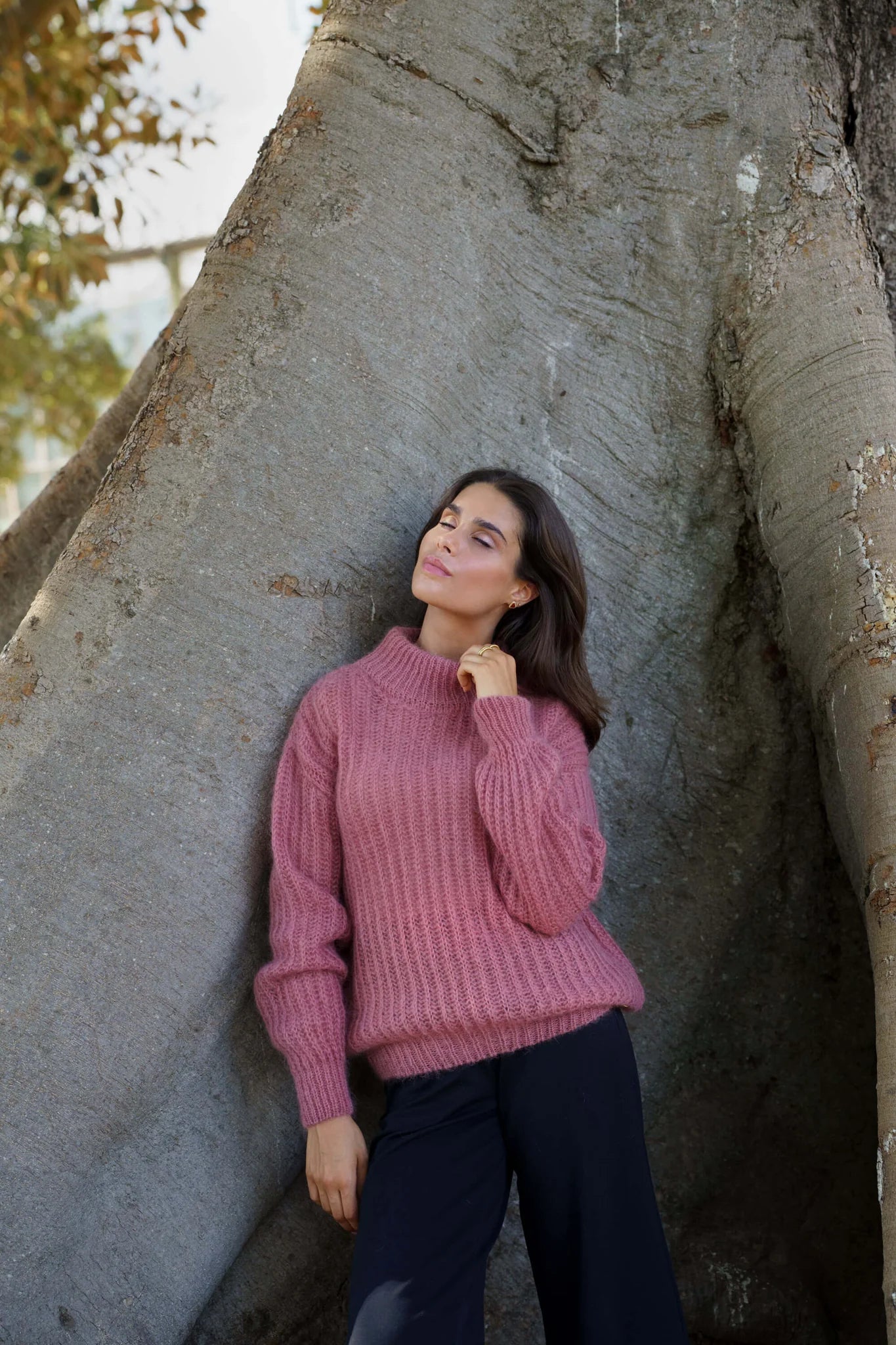 Robin Mohair Knit - Powder Pink