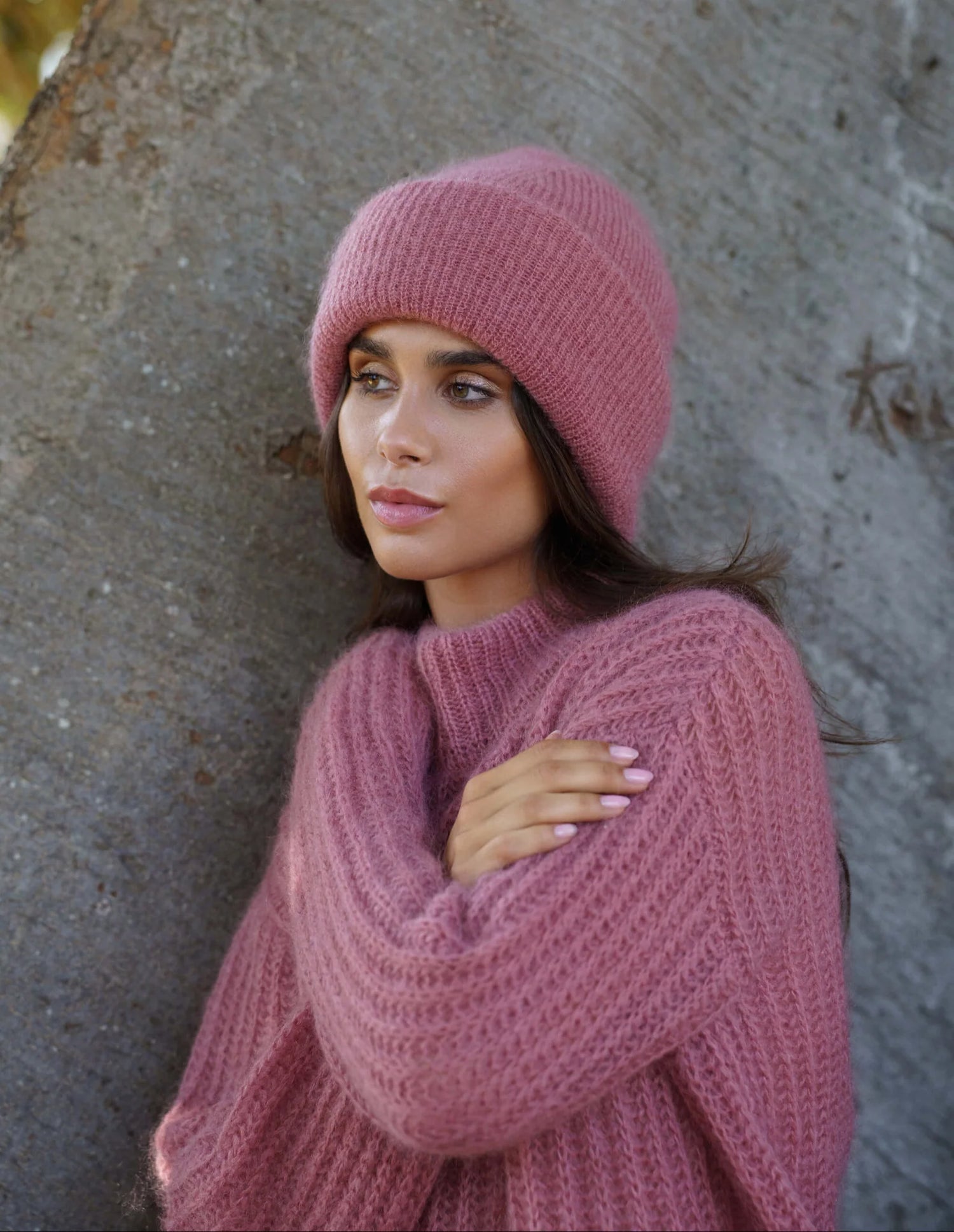 Robin Mohair Knit - Powder Pink