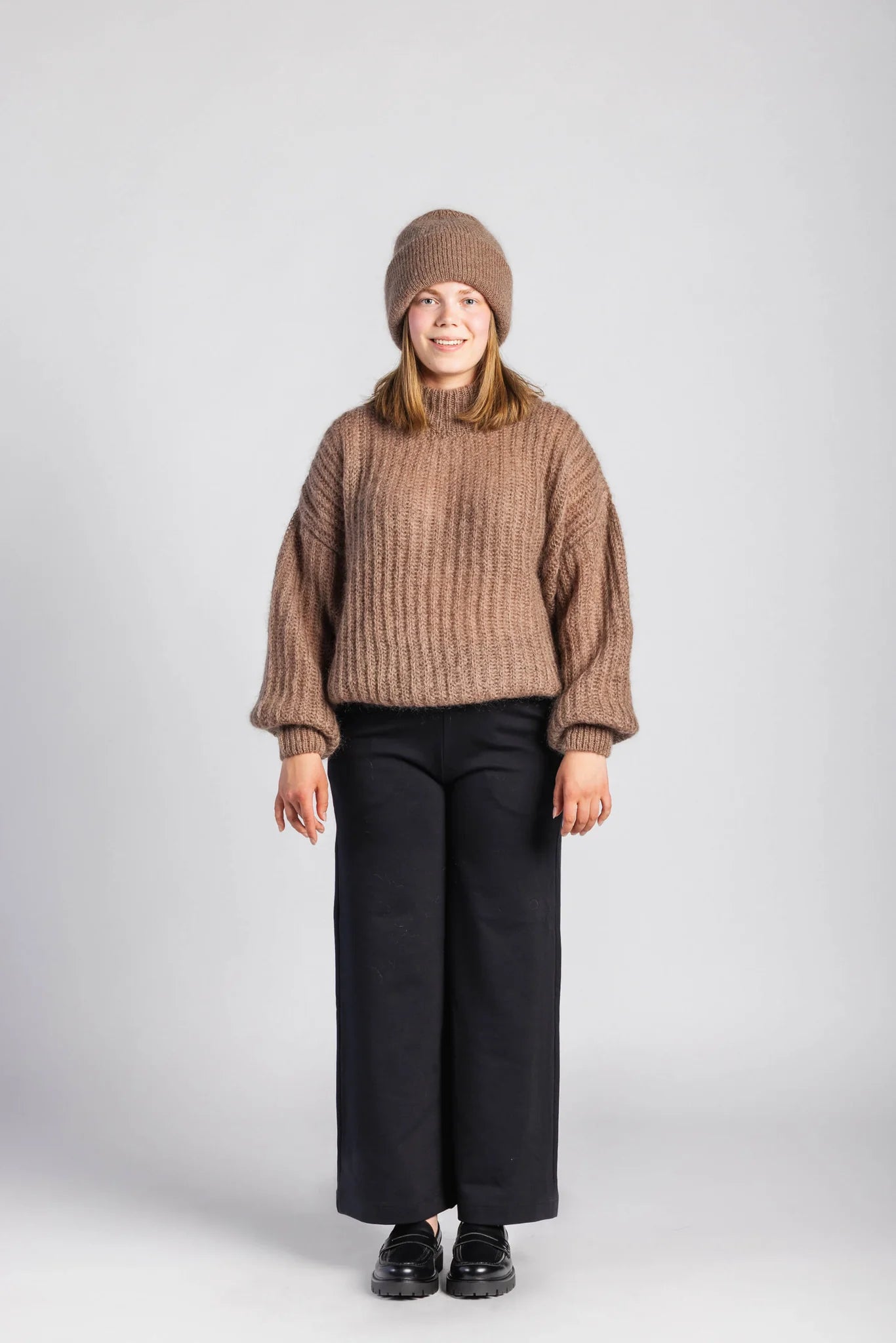 Robin Mohair Knit - Taupe