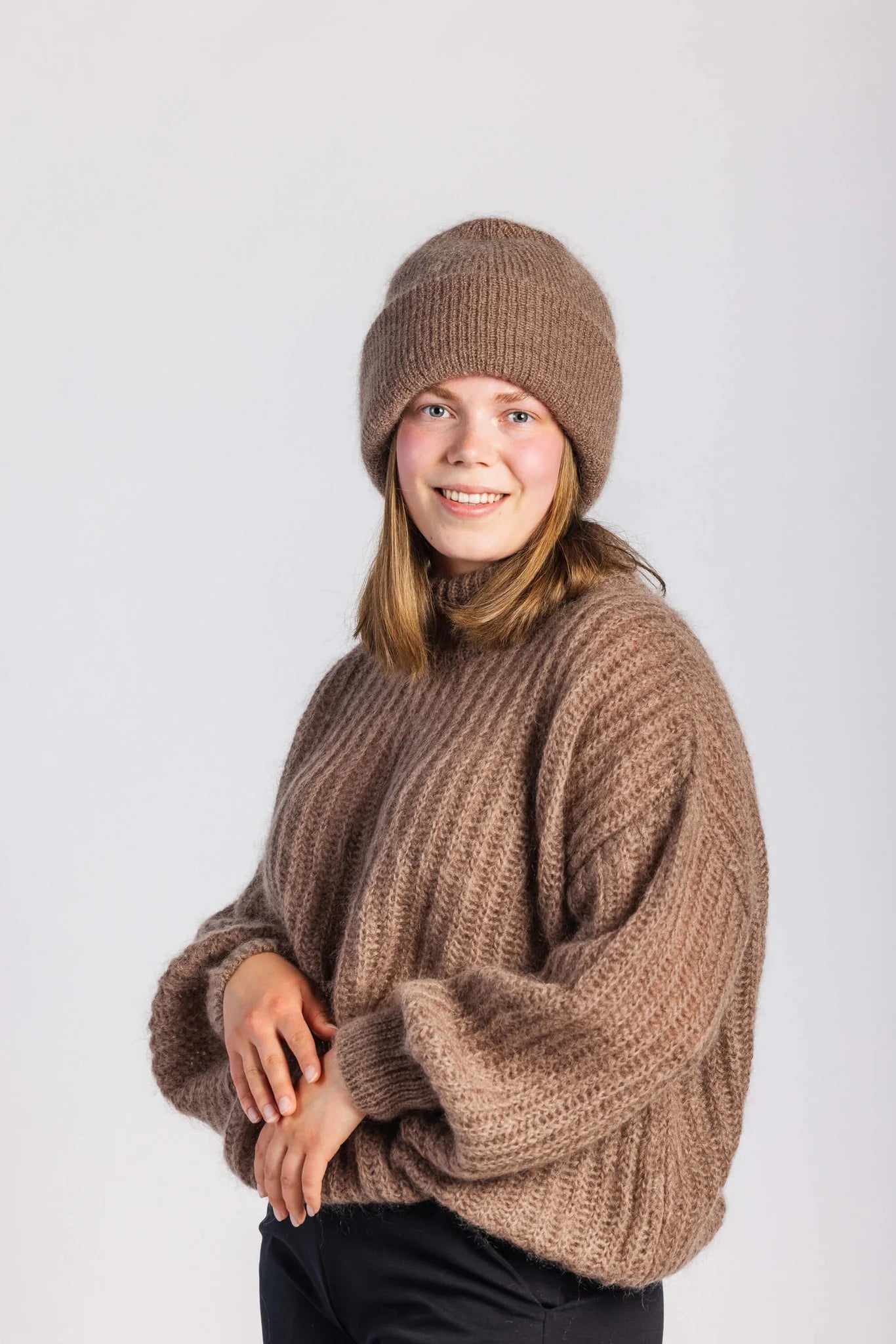 Robin Mohair Knit - Taupe