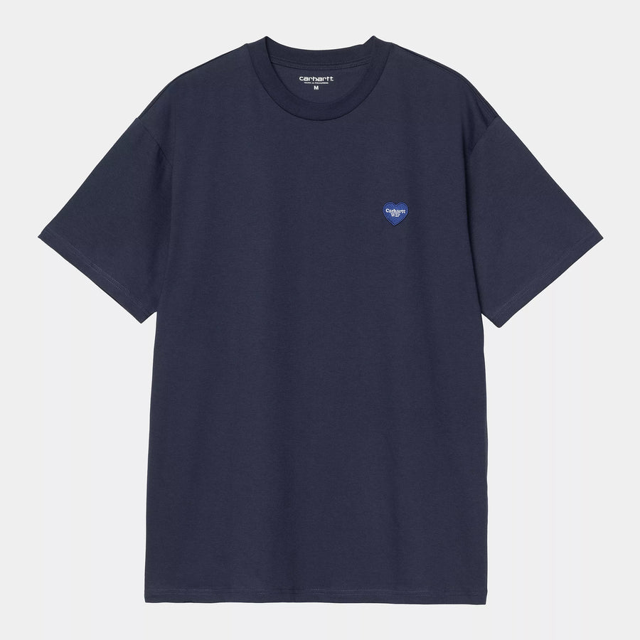 S/S Heart T-shirt - Blue