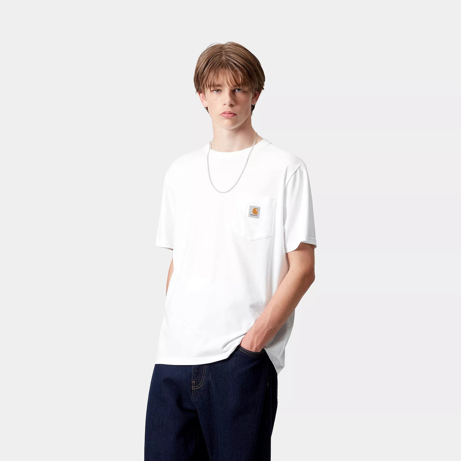 S/S Pocket T-Shirt - White