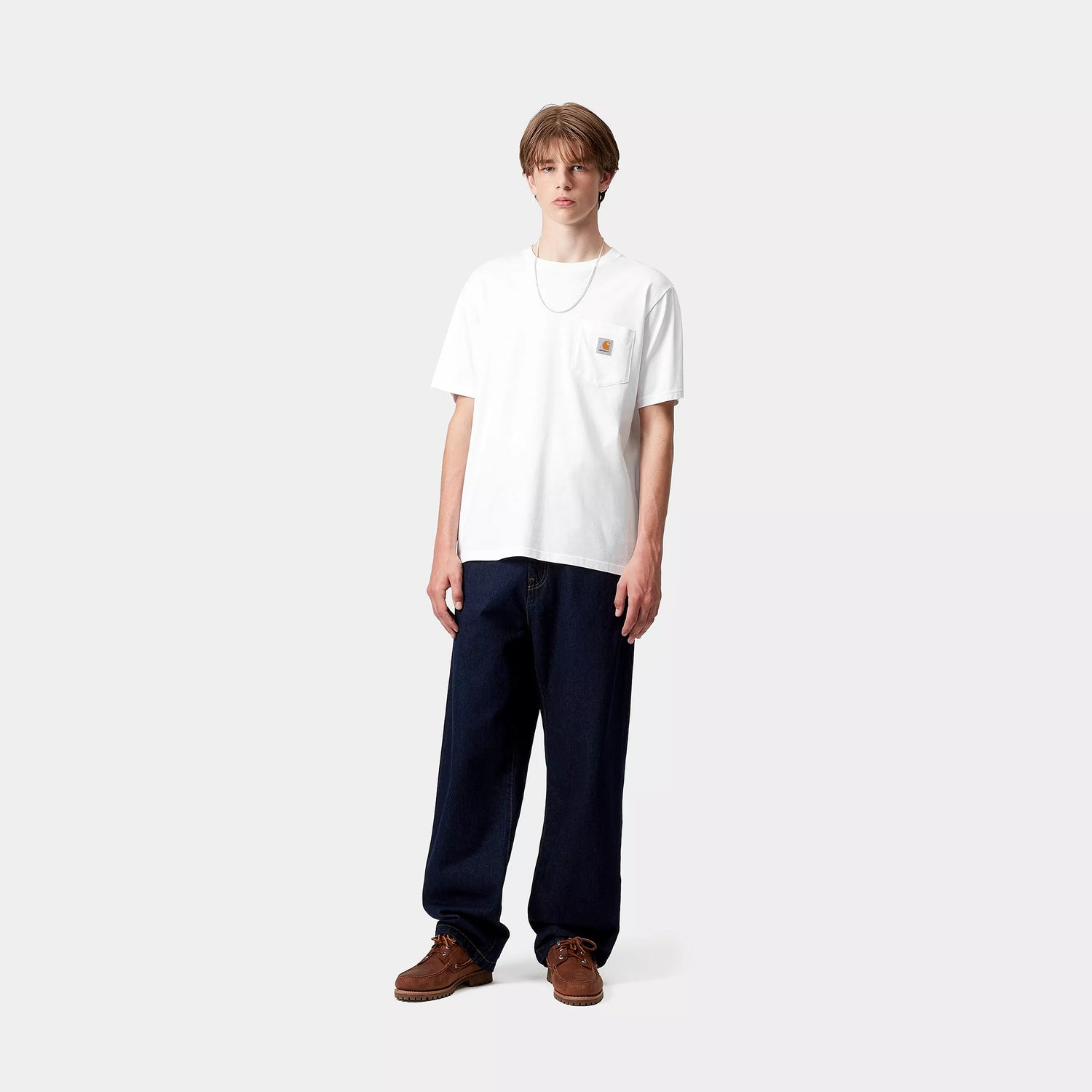 S/S Pocket T-Shirt - White