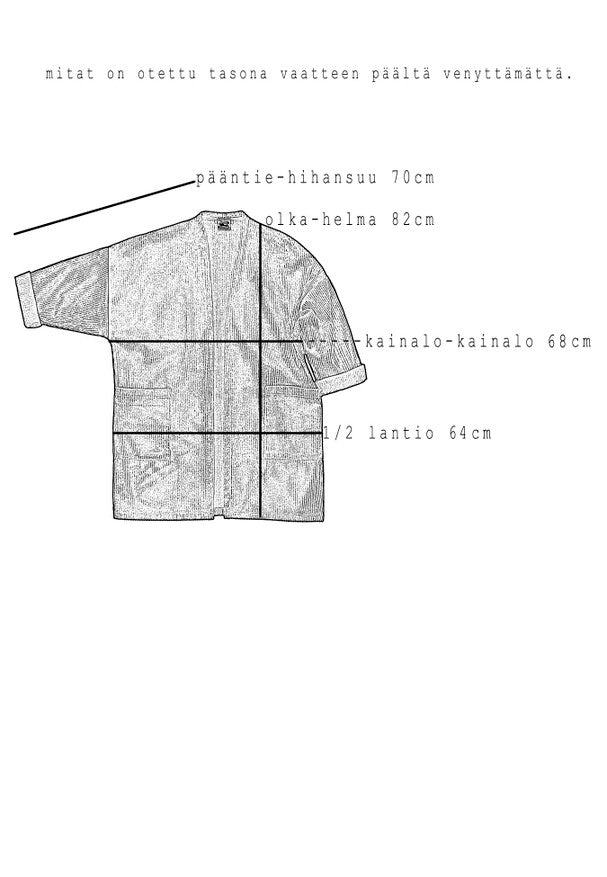 Saska - Vakosamettitakki