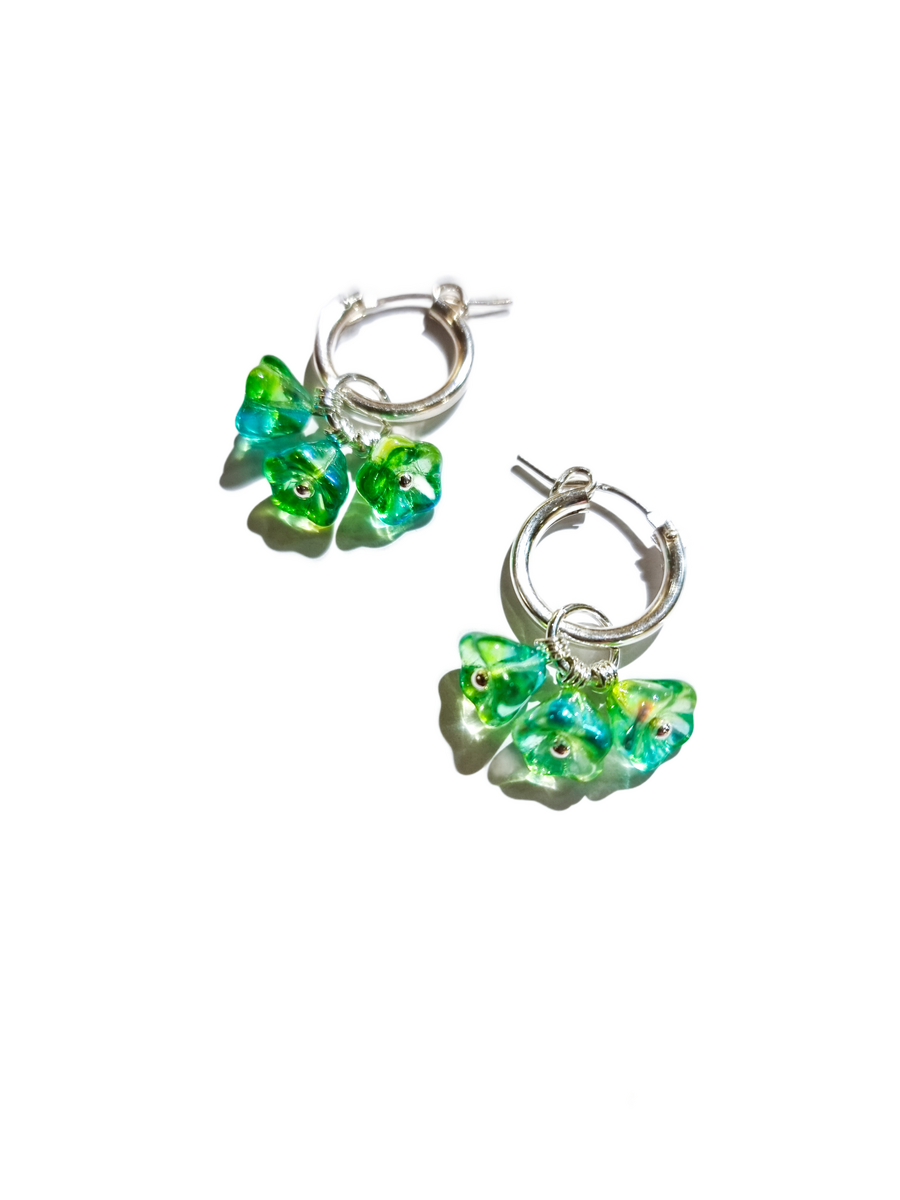 Blooming Sorbet Sour Apple 925 Silver - korvakorut