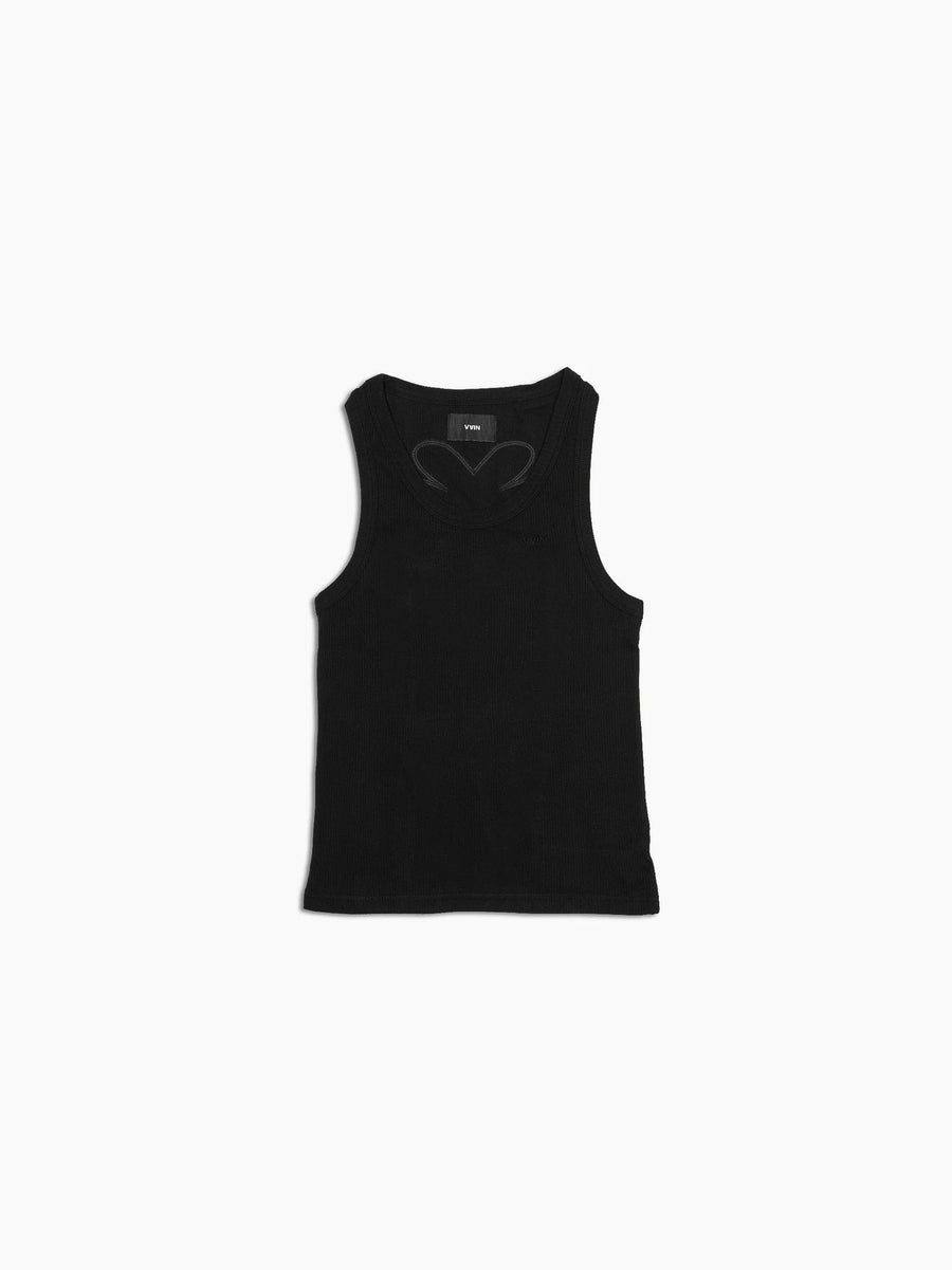 <3 Tank Top Black