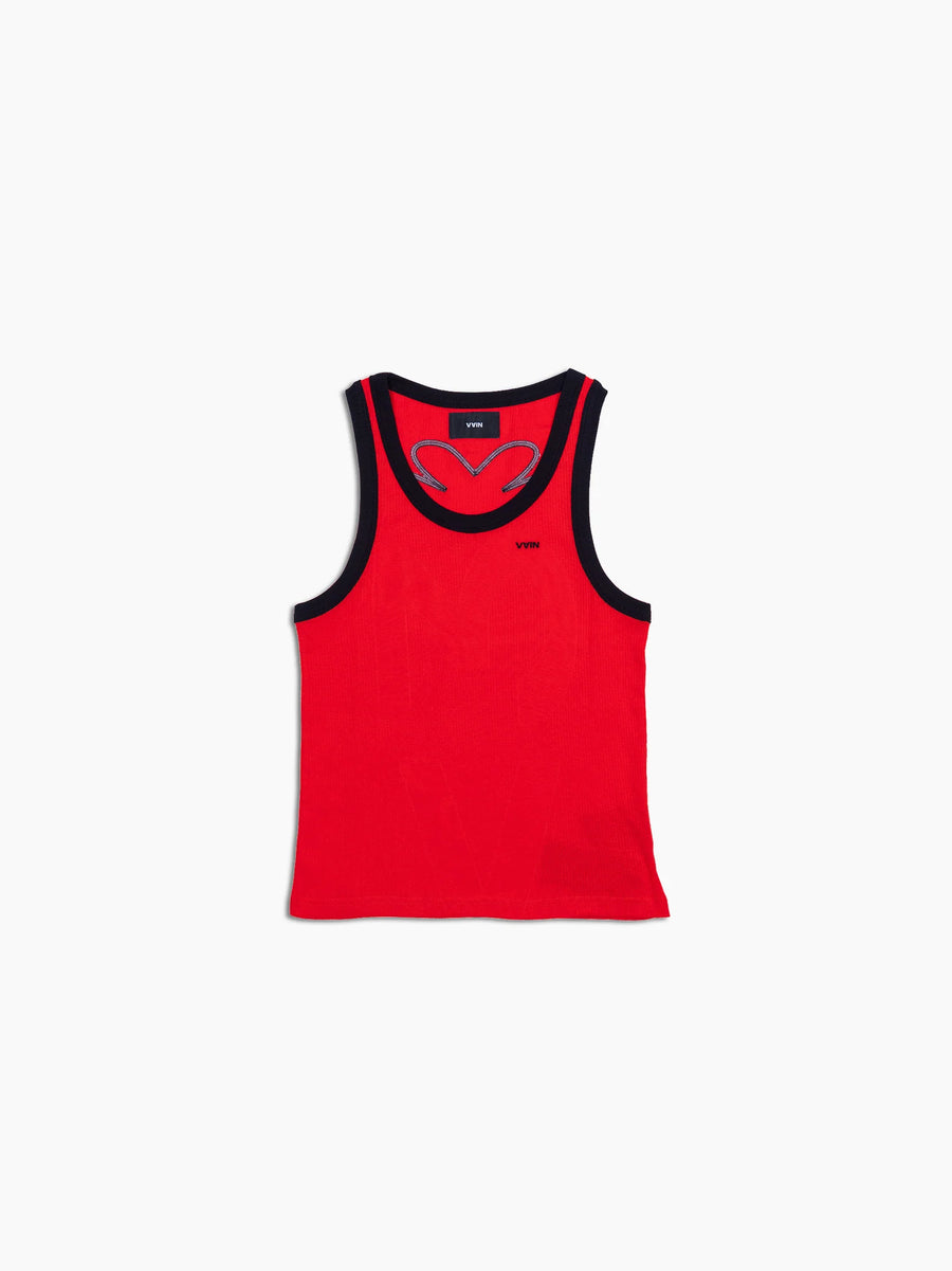 <3 Tank Top Red