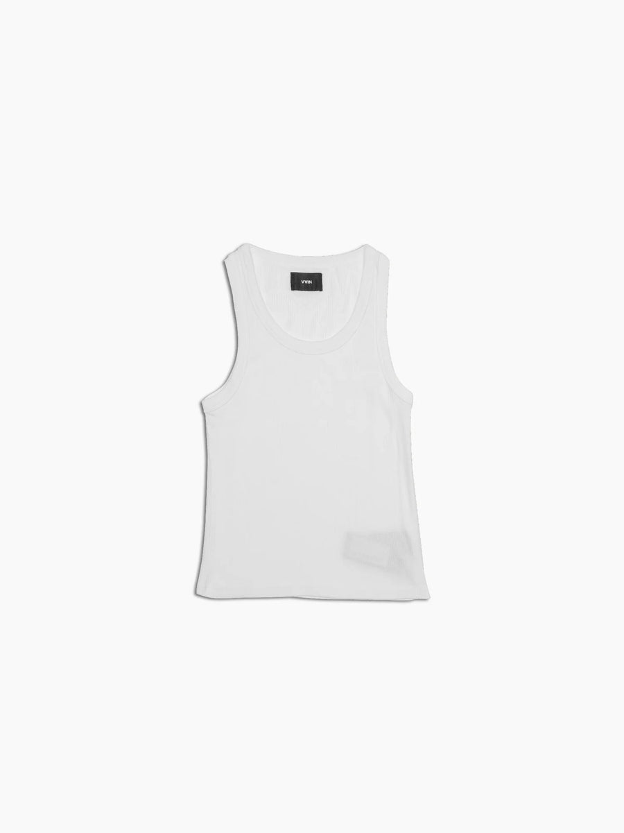 <3 Tank Top White