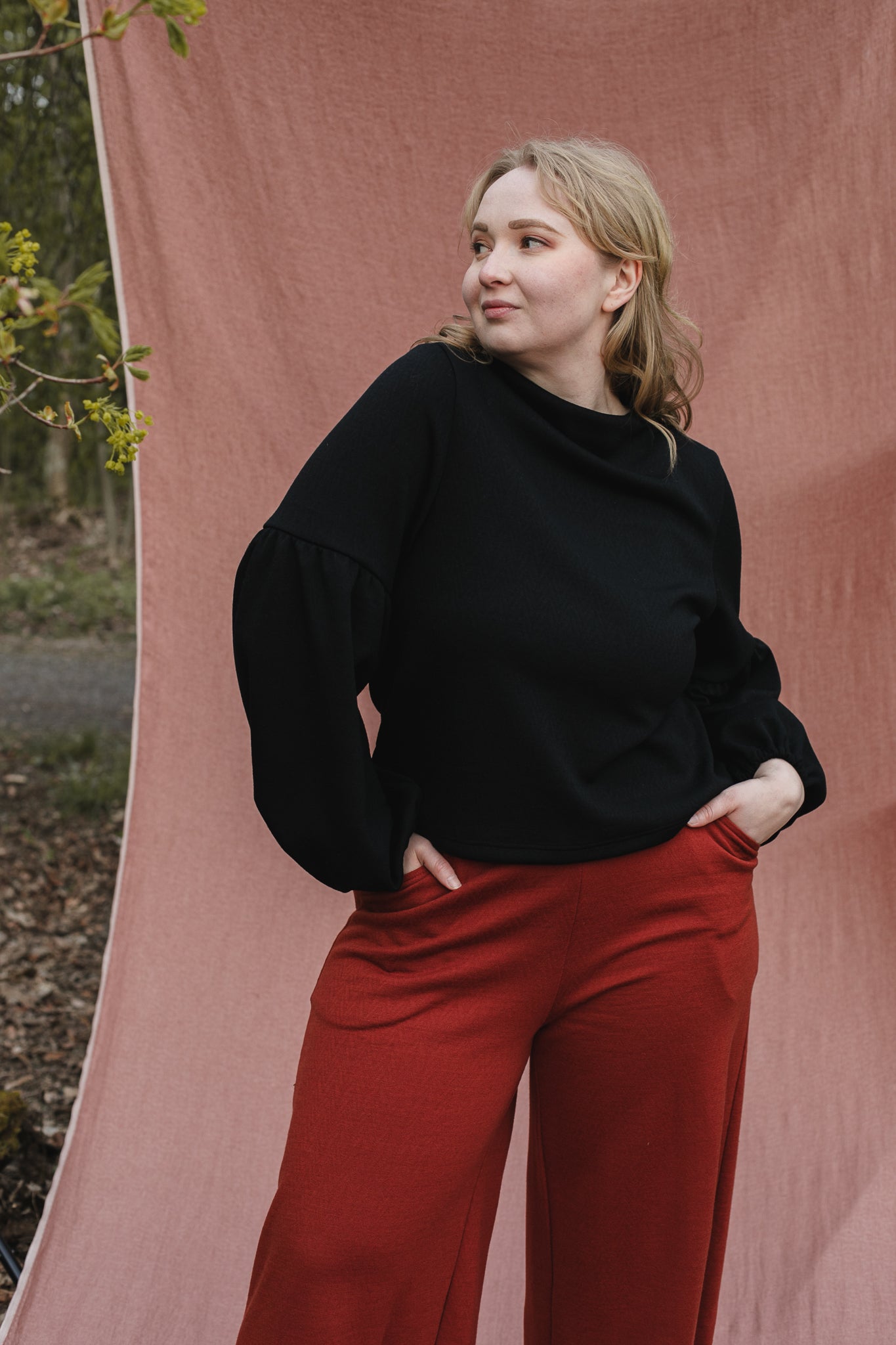 Talvikki Merinovillapaita - Kaarna Musta