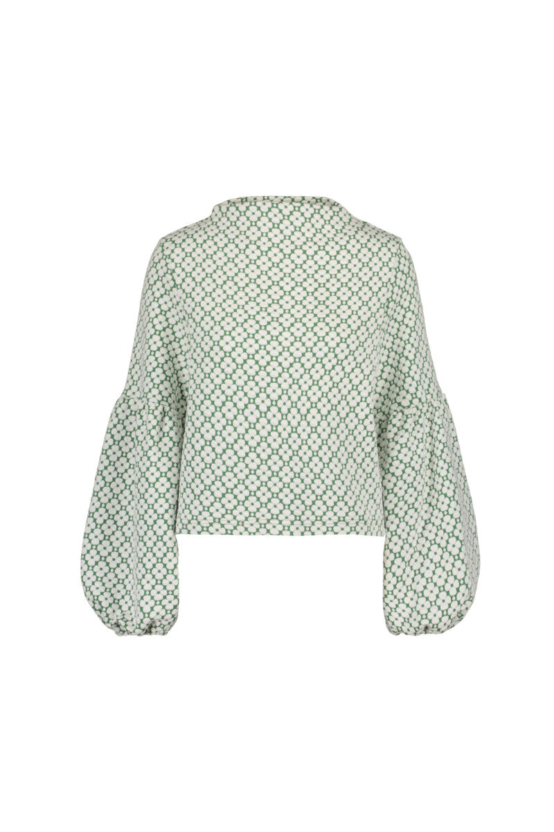 Talvikki Puuvillapaita - Apila Valko