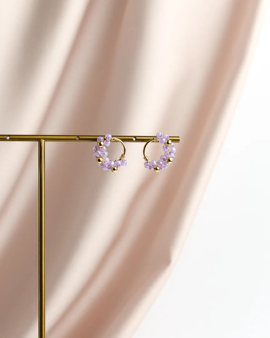 Tipo Korvakorut - Laventeli/Kulta