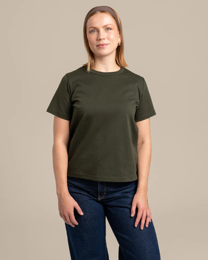 Arki T-paita - Tumma Khaki