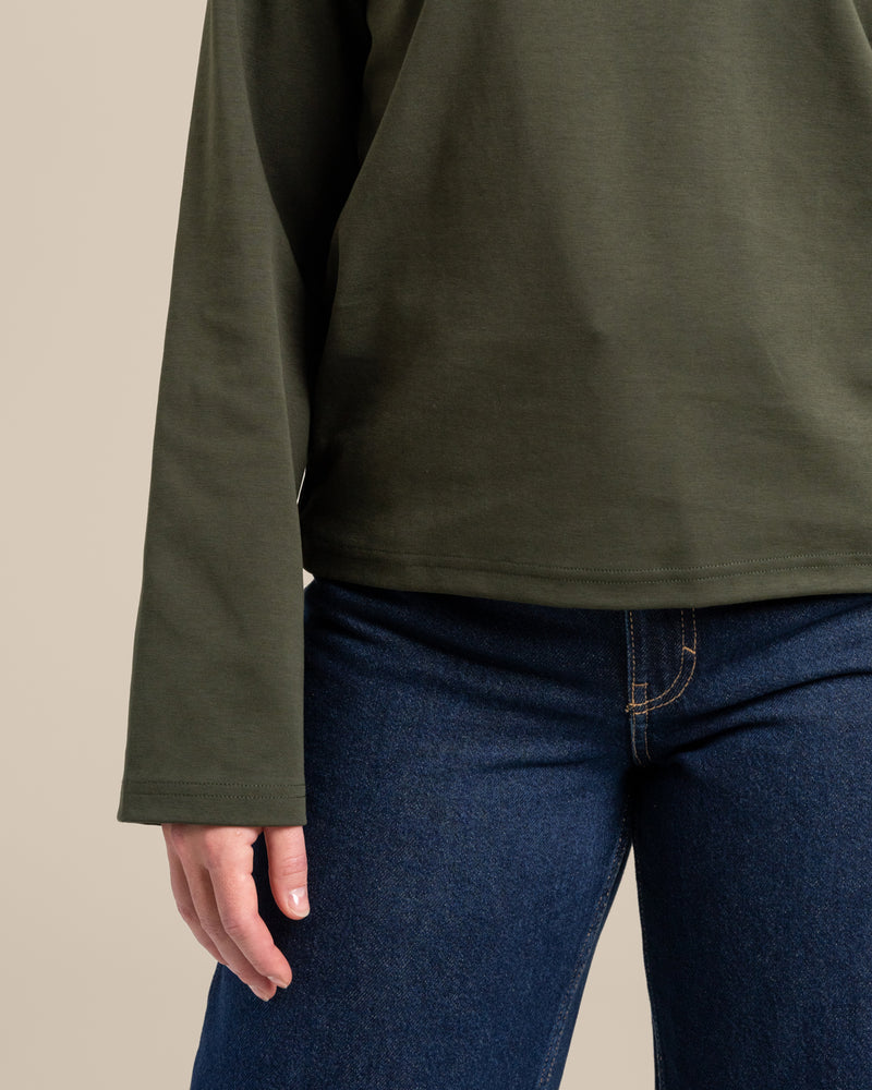 Arki Pitkähihainen T-paita - Tumma Khaki