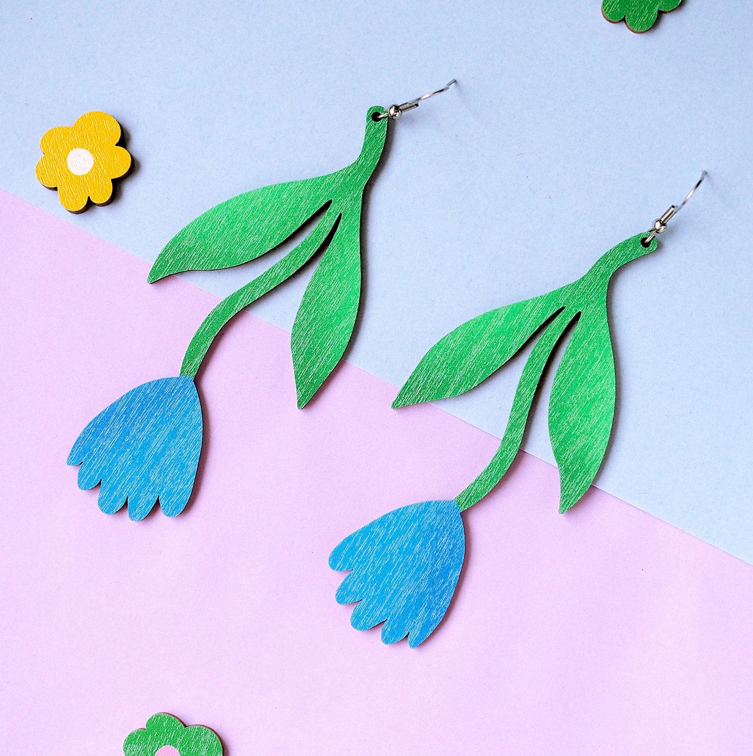 Tulppaani Sininen - korvikset