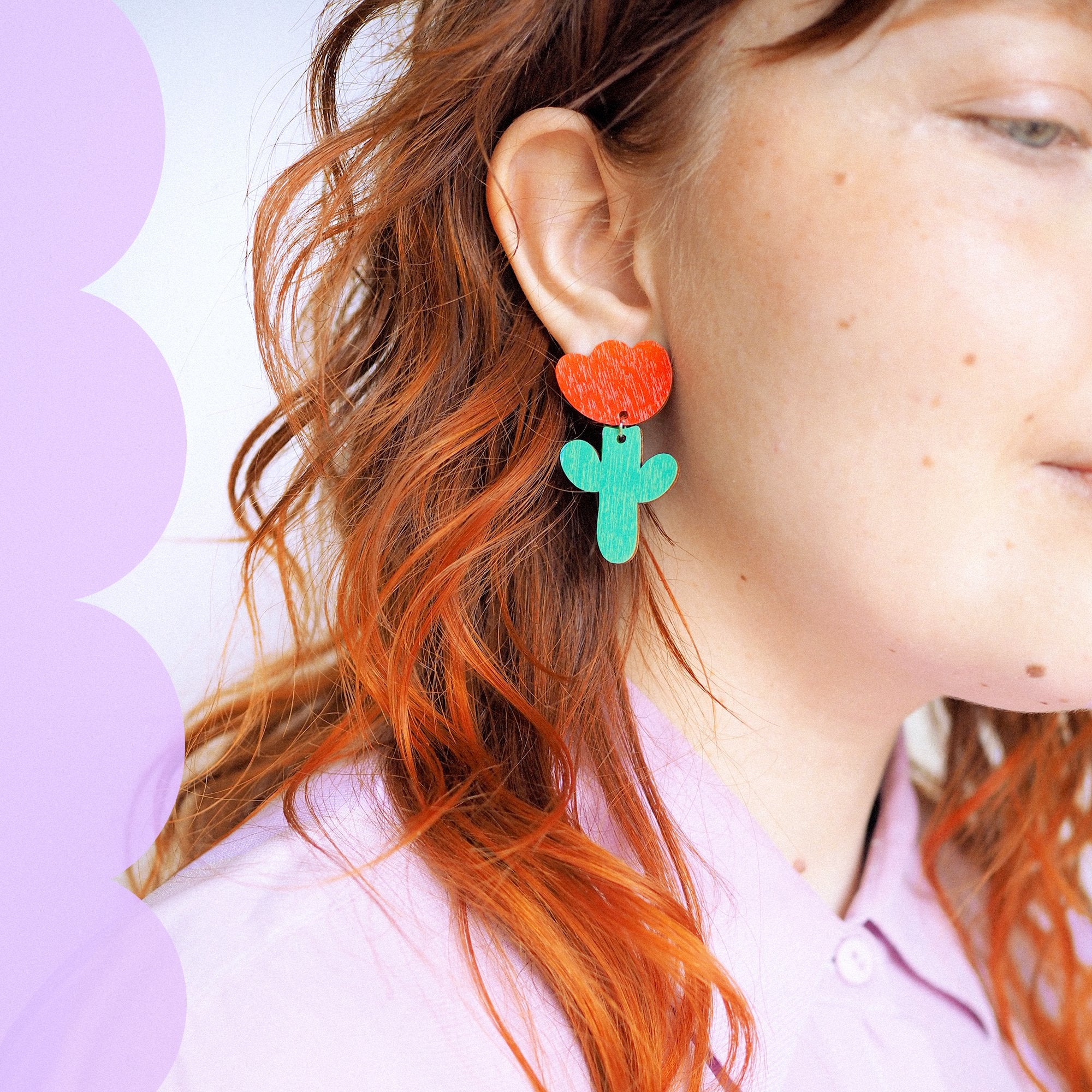 Mini tulppaanit - korvikset