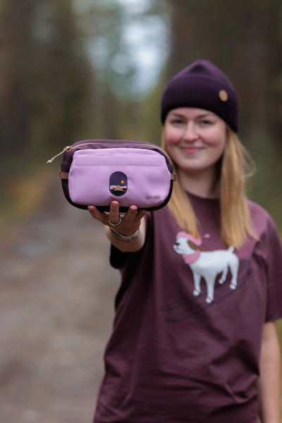 Tunturiyö Recycled PET Hip Pack - Aubergine Mix