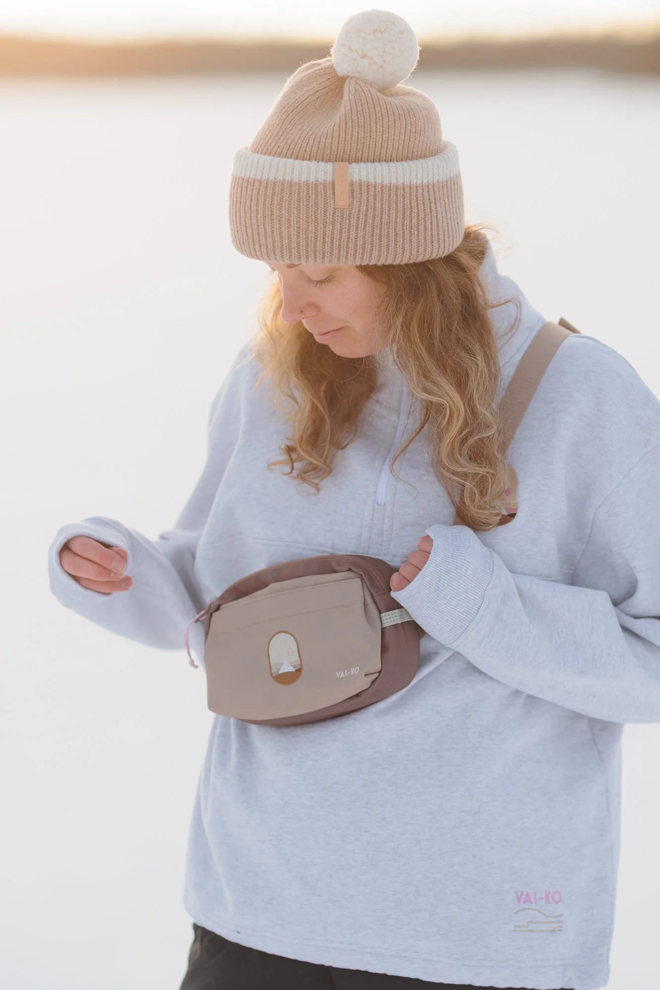 Tunturiyö Recycled PET Hip Pack - Sesame Mix