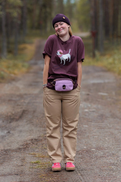 Tunturiyö Recycled PET Hip Pack - Aubergine Mix