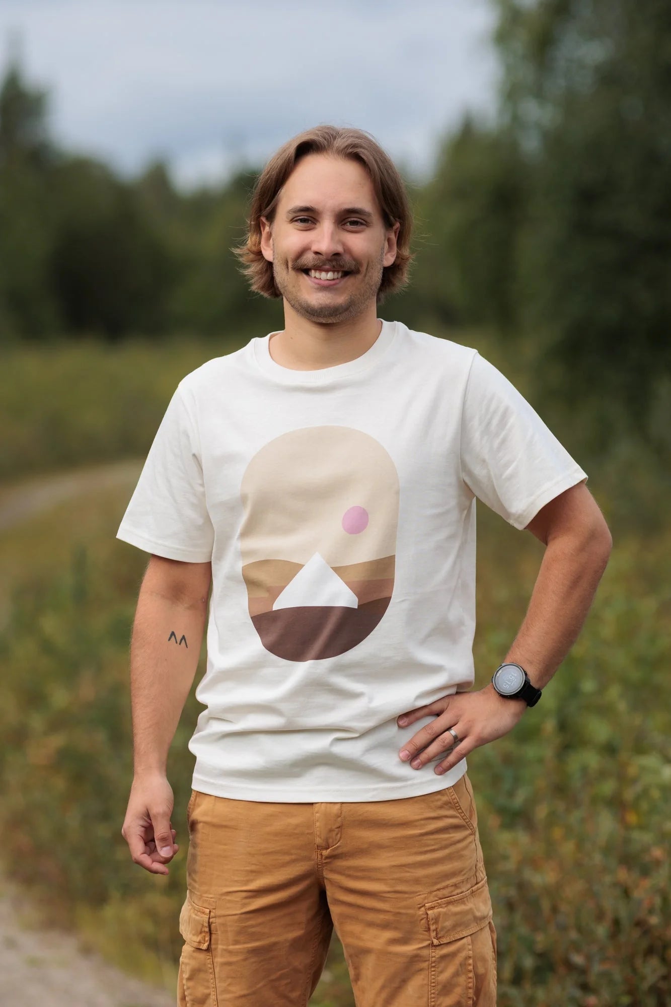 Tunturiyö T-shirt - Chalk White
