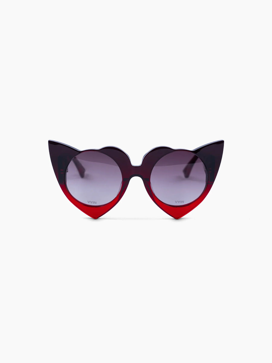 Heart Sunglasses Red