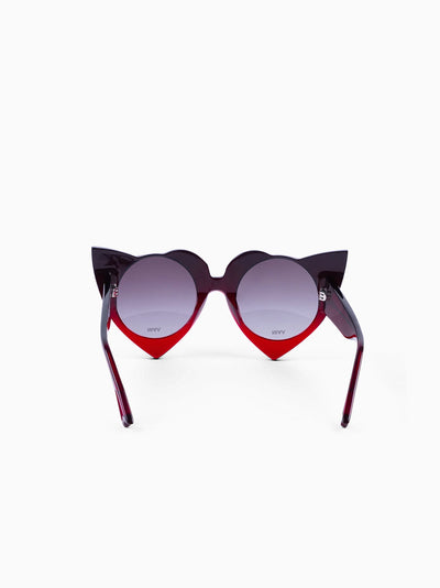 Heart Sunglasses Red