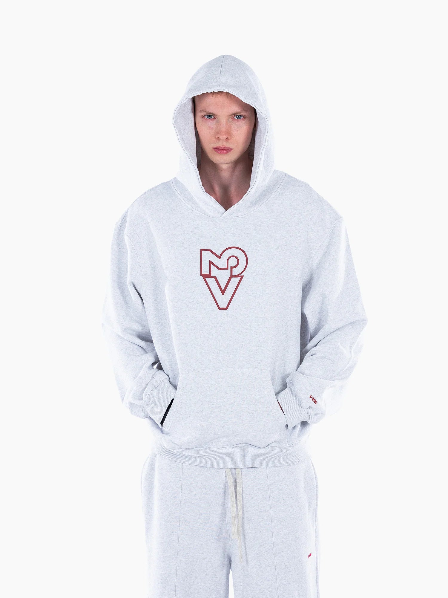 <3 Hoodie Grey