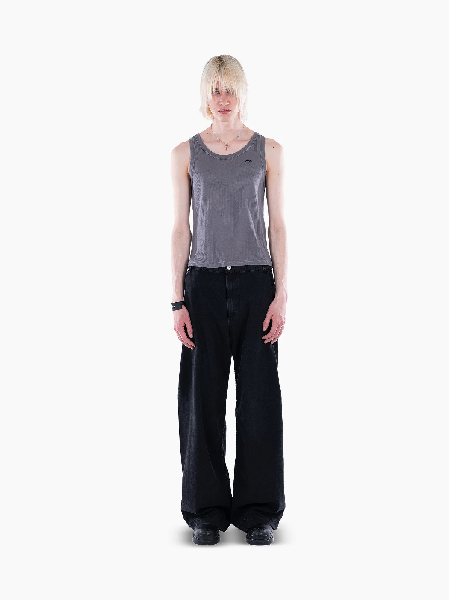 <3 Tank Top Grey