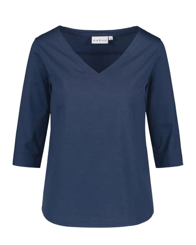 Vera Blouse - Dark Cobalt