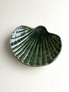 Ceramic Shell Bowl - Green Small