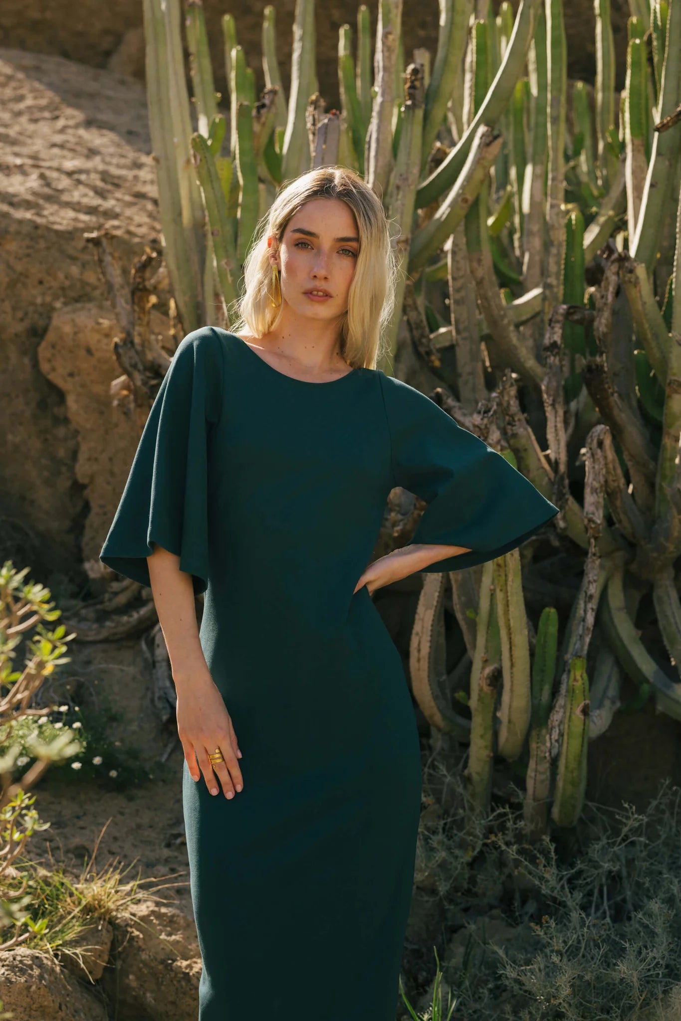 Vivienne Dress - Dark Green