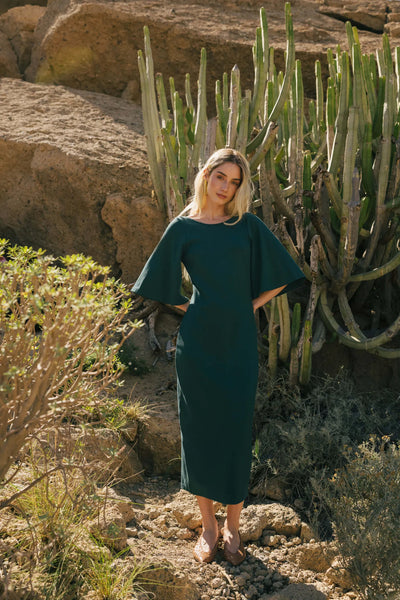 Vivienne Dress - Dark Green