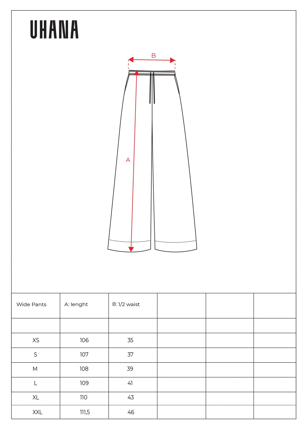 Wide Pants - Black