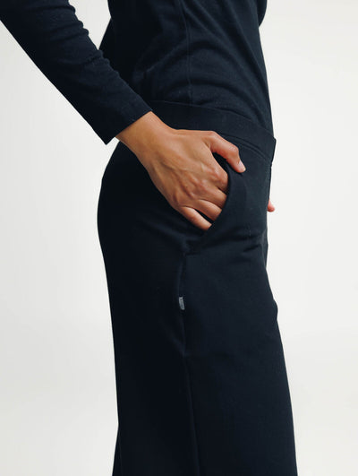 Evelia stretch-housut - Musta